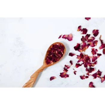 Red Dry Rose Petals